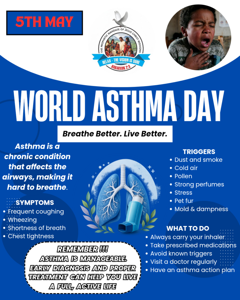 WORLD ASTHMA DAY – 5TH MAY